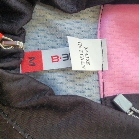 New Black Cycle Bike Athletic Active Jersey Biemme Sports Womens Med Shirt Top - Picture 5 of 7